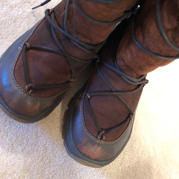 Super warm all leather/Suede and soft lined boots-size 61/2 to 7 - Picture 2 of 8